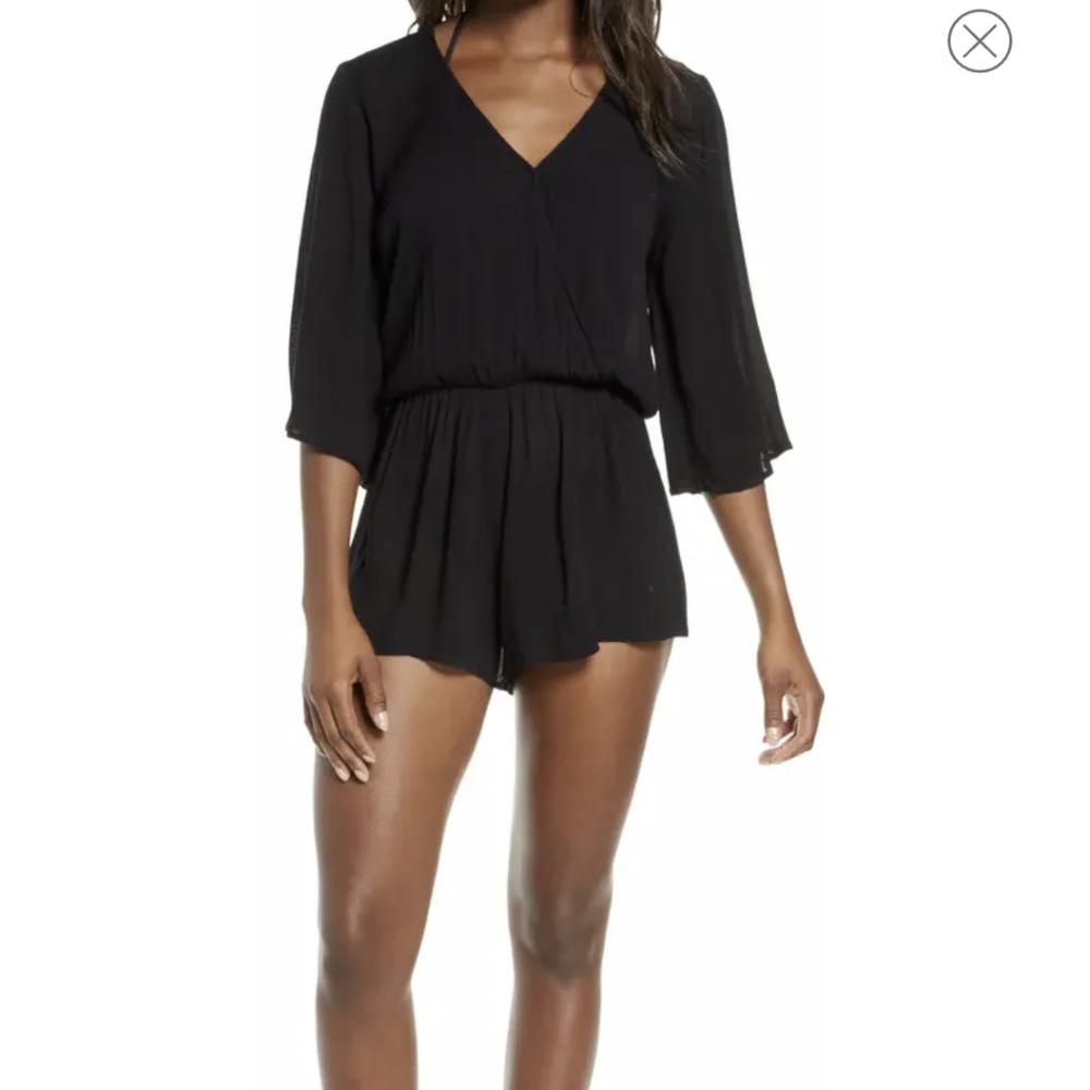 Stripe Cover-Up Romper ELAN